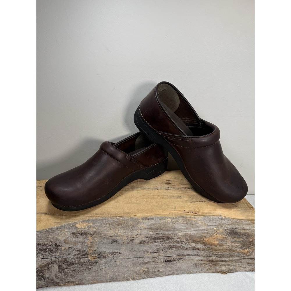 Dansko XP 2.0 Mens 47 Dark Brown Leather Professional Slip Resistant Clogs